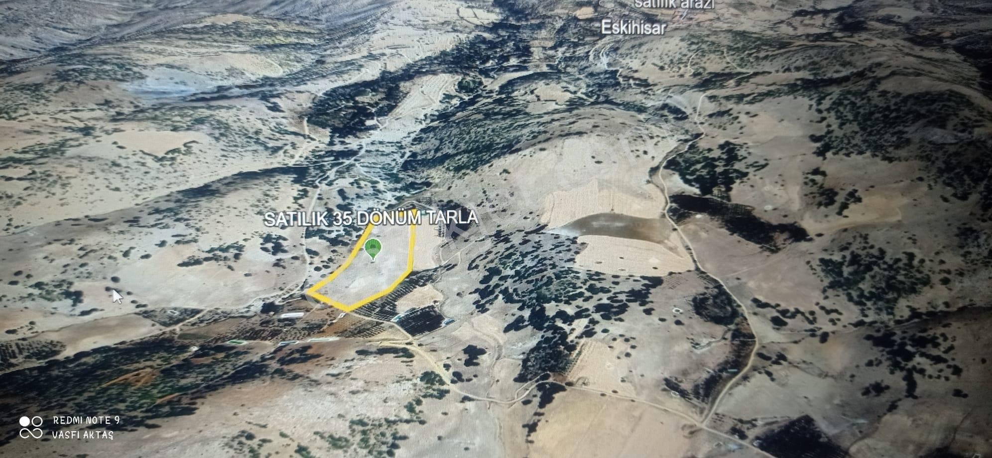  WİSREMDEN HALKAPINAR ESKİHİSAR MAHALLESİNDE 35 DÖNÜM TARLA